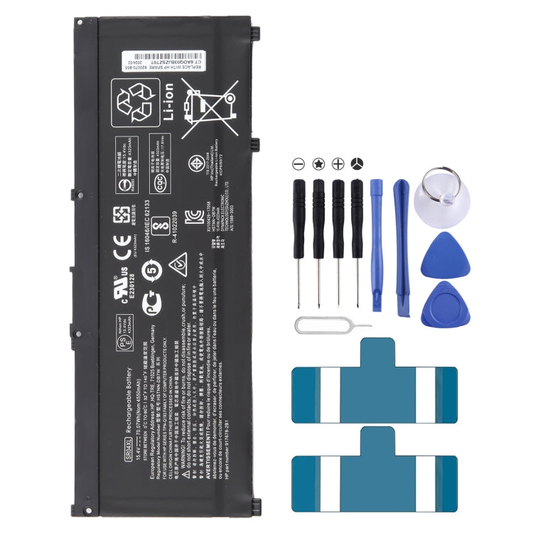 Batteria agli ioni di litio da 15,4 V 70,07 Wh 4550 mAh per HP Omen 15-ce000 15-ce000ng 15-cb0xx 15-CE015DX CB000NG HSTNN-DB7W 917724-855 917678-171 SR04XL, For HP Omen 15-ce000 Batteria agli ioni di litio da 15,4 V 70,07 Wh 4550 mAh per HP Omen 15-ce000 15-ce000ng 15-cb0xx 15-CE015DX CB000NG HSTNN-DB7W 917724-855 917678-171 SR04XL, For HP Omen 15-ce000